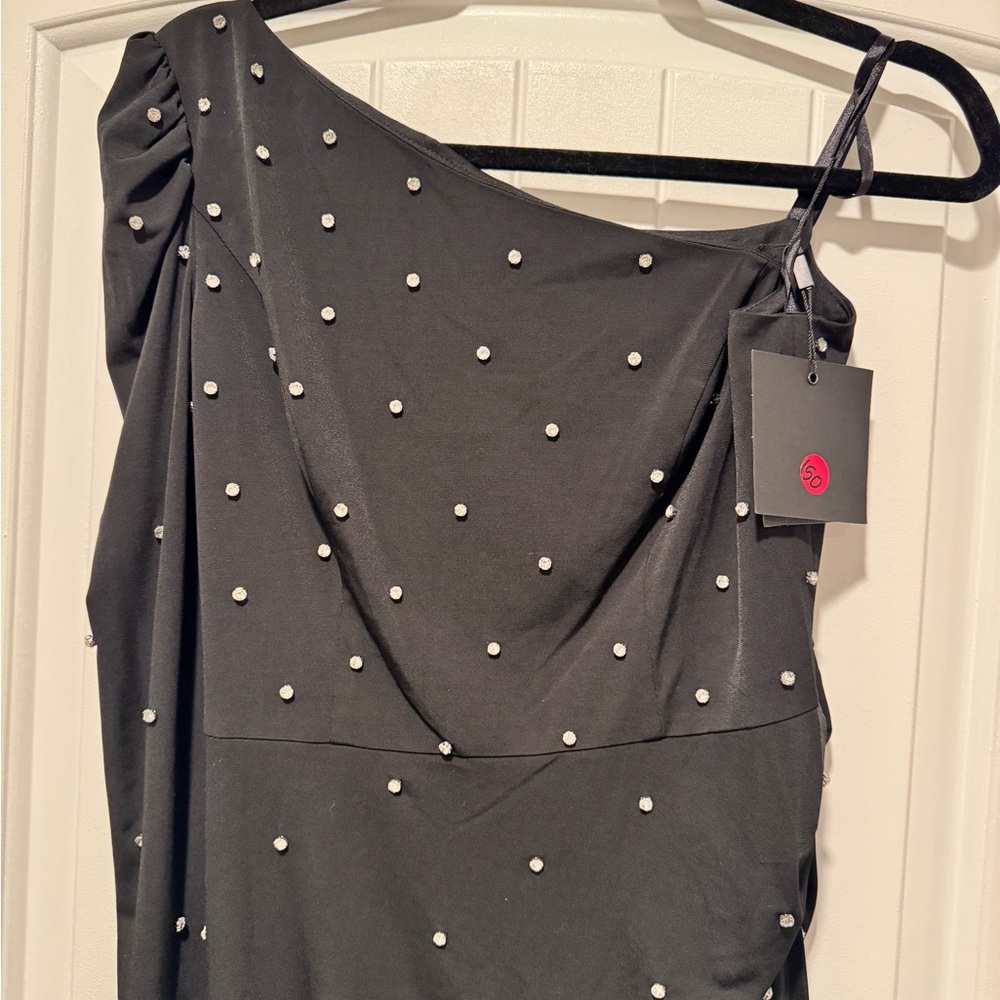 Mac Duggal Rhinestone Mini Dress  - SZ 6